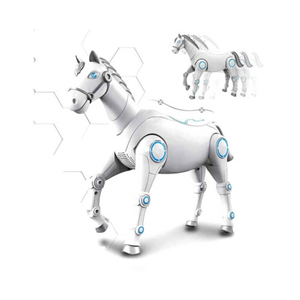 ربات اسباب بازی اسب سفید کنترلی Smart horse model control robot